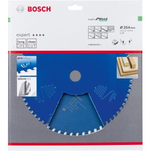 Kotúčová píla Bosch, priemer 254 mm, pre presné rezy do dreva.