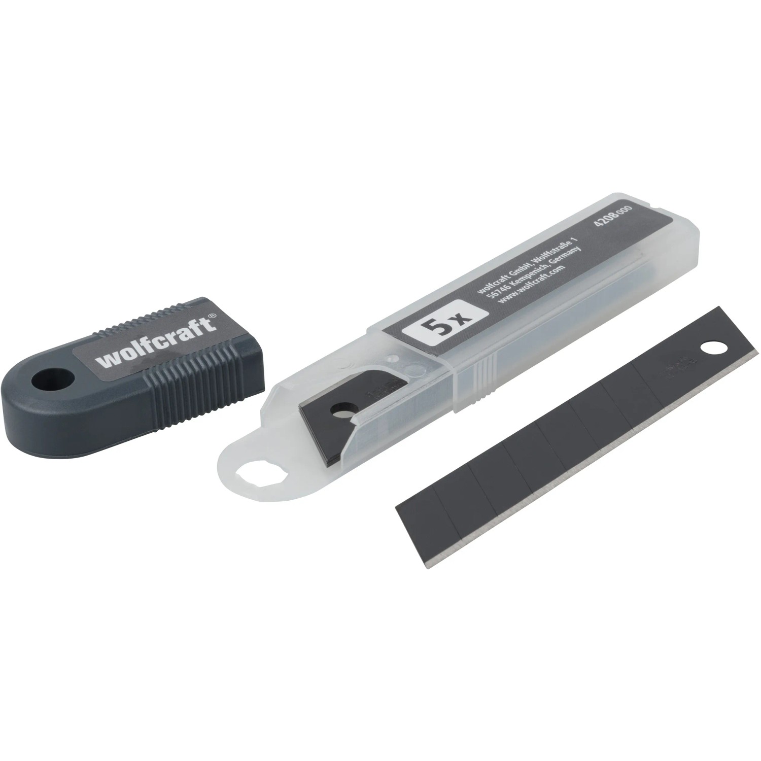 E-shop Wolfcraft Odlamovacie čepele Profi-Sharp, čierne, 5 ks, 18 mm