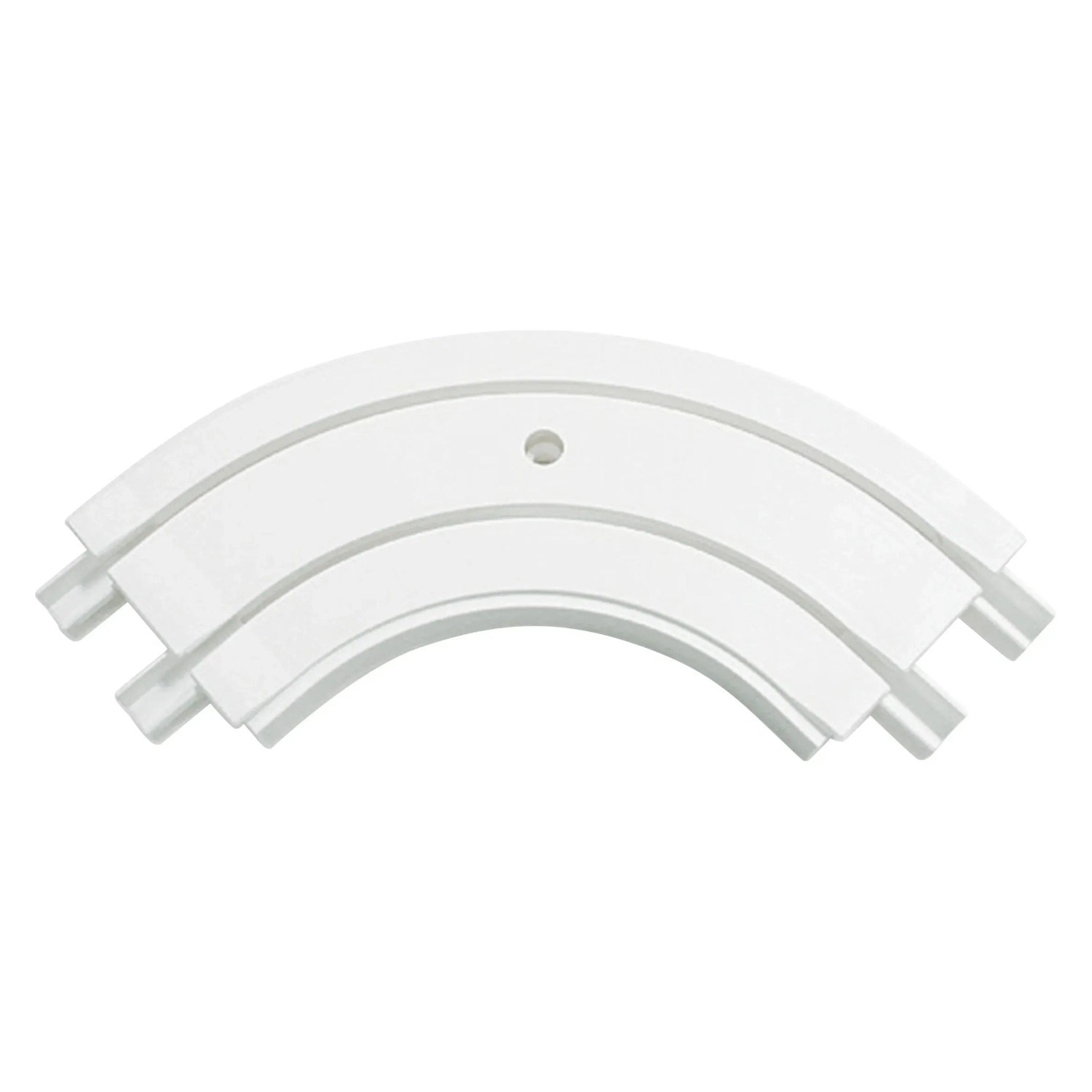 E-shop Gardinia Arkýrový oblúk dvojdrážkový GE2, biely 17,5 x 17,5 cm