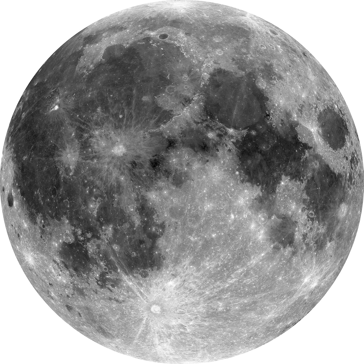 E-shop Komar Samolepiaca vliesová fototapeta Dot Moon pr. 125 cm