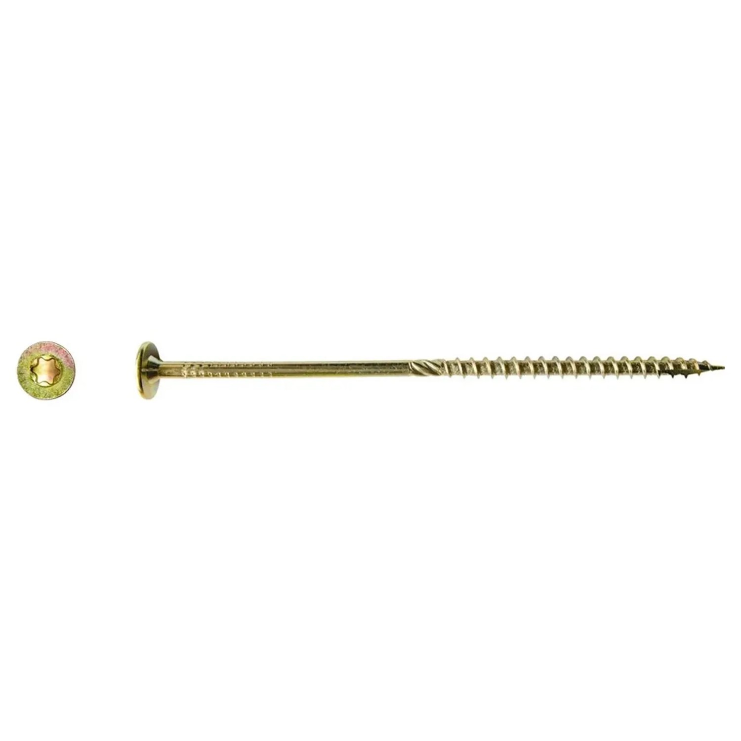 E-shop Skrutka do dreva s tanierovou hlavou TX40 žlto pozinkovaná 8 x 140 mm - na váhu