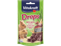 Vitakraft Pochúťka pre hlodavce Drops červená repa 75 g