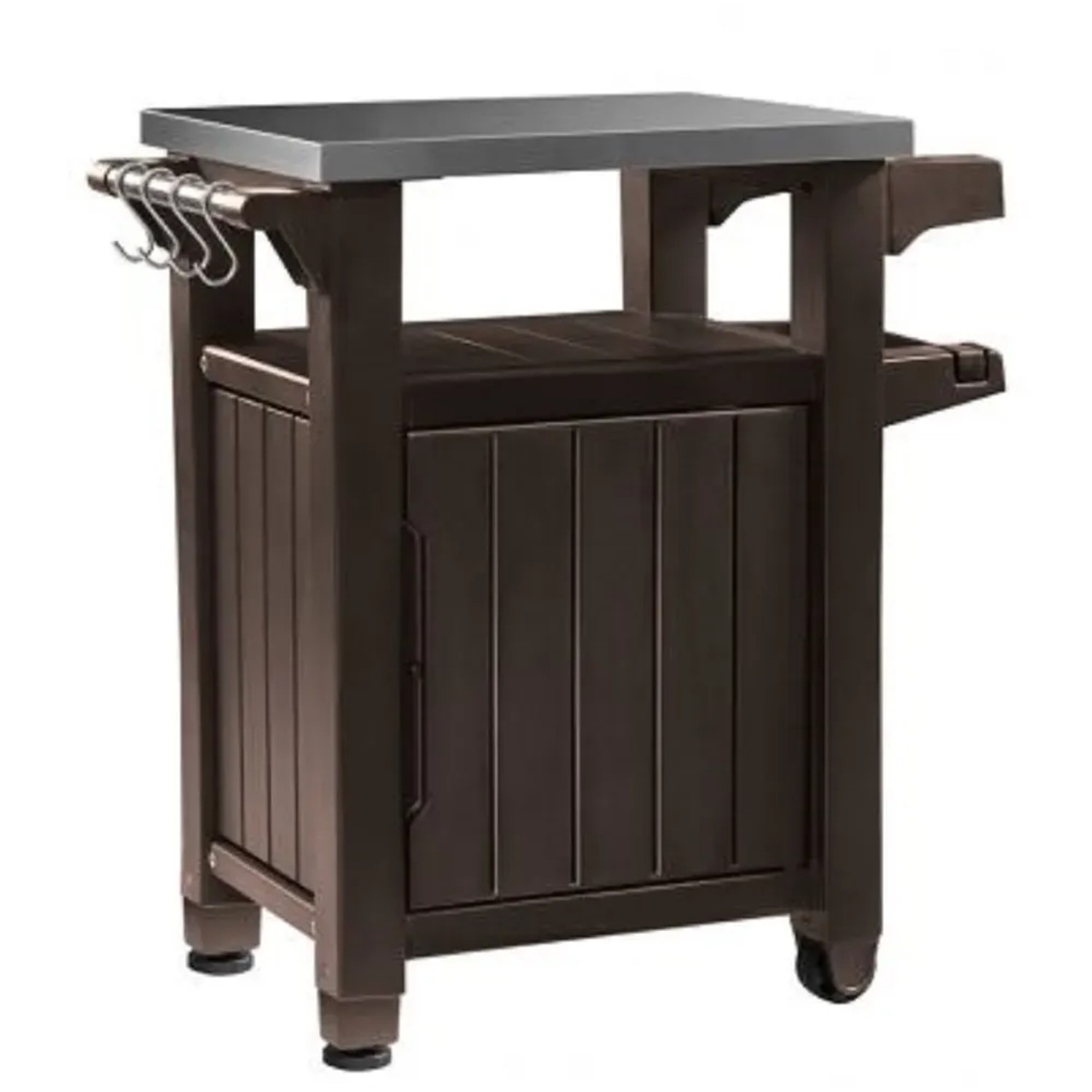 E-shop Keter Stôl viacúčelový Unity hnedý 105 l, 82 x 52 x 90 cm