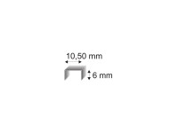 RON Spony čalúnnické 345/06 M, dĺžka 10,5 x 6 mm, 3500 ks