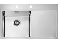 Alveus Nerezový drez Pure 40 ľavý, 79 x 52,5 cm