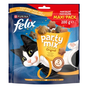 Felix Fantastic Maškrty pre mačky Original Mix kura, pečeň, morka 200 g