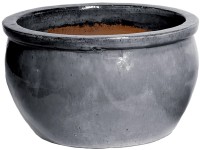 Mega Collections Kvetináč Glazed Bavaria starožitná sivá pr. 26 x 17 cm Mega Collections Kvetináč Glazed Bavaria starožitná sivá pr. 26 x 17 cm