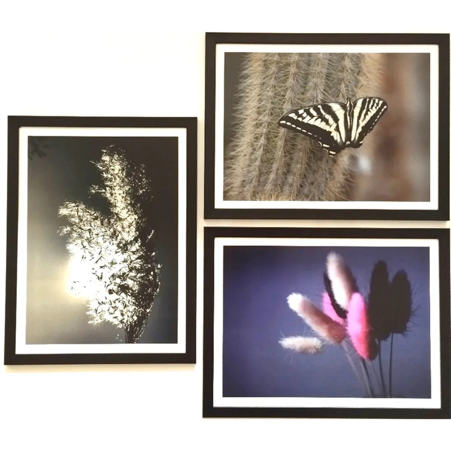 E-shop Bondecor Súprava obrazov Dark 42 x 98 cm
