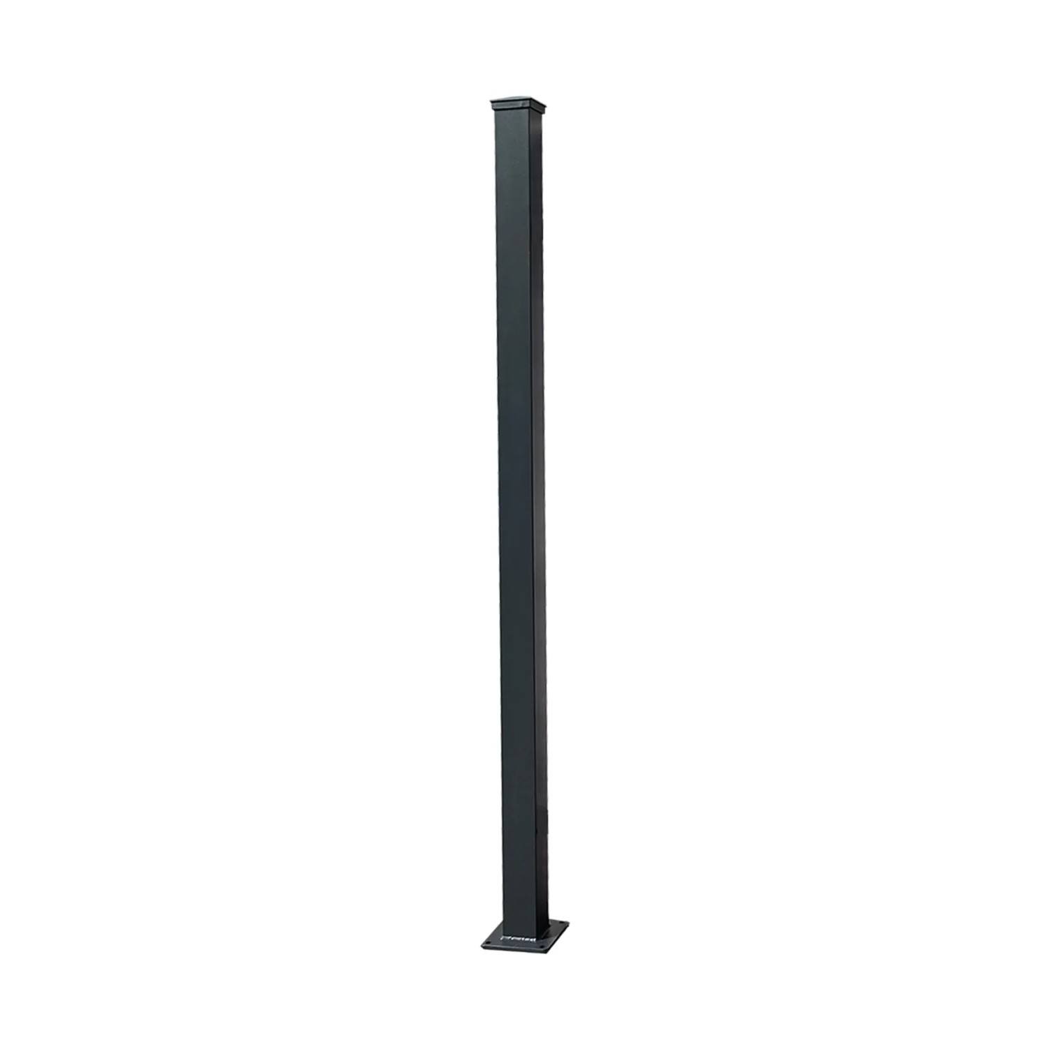 E-shop Hliníkový stĺpik pre dekoratívny plot na príp.hmož. antracit 7,6 x 7,6 x 190 cm