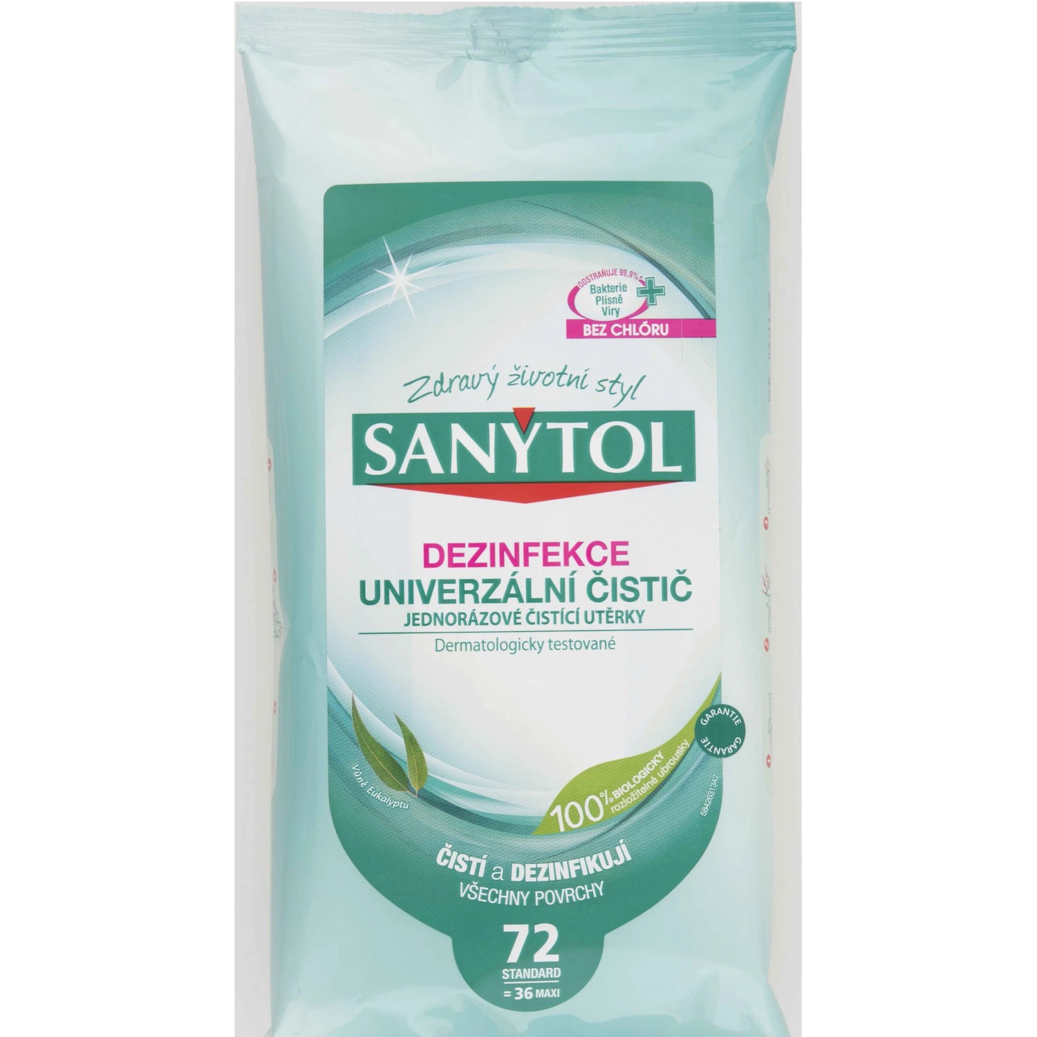 E-shop Sanytol Jednorazové dezinfekčné čistiace utierky