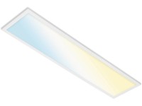 Brilo Stropné LED svietidlo Piatto S, B-Smart, 28 W, biele, 100 x 25 x 6,6 cm