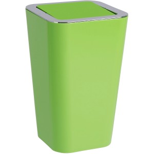 Wenko Candy Green výklopný kôš, 6 l, s výklopným vekom a chrómovaným okrajom.