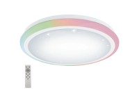 EGLO Stropné LED svietidlo LIPARI pr. 400 mm biele
