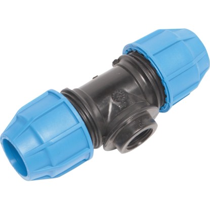 LUX-TOOLS Classic PE T-kus 32 mm s vnútorným závitom 24,1 mm (3/4")