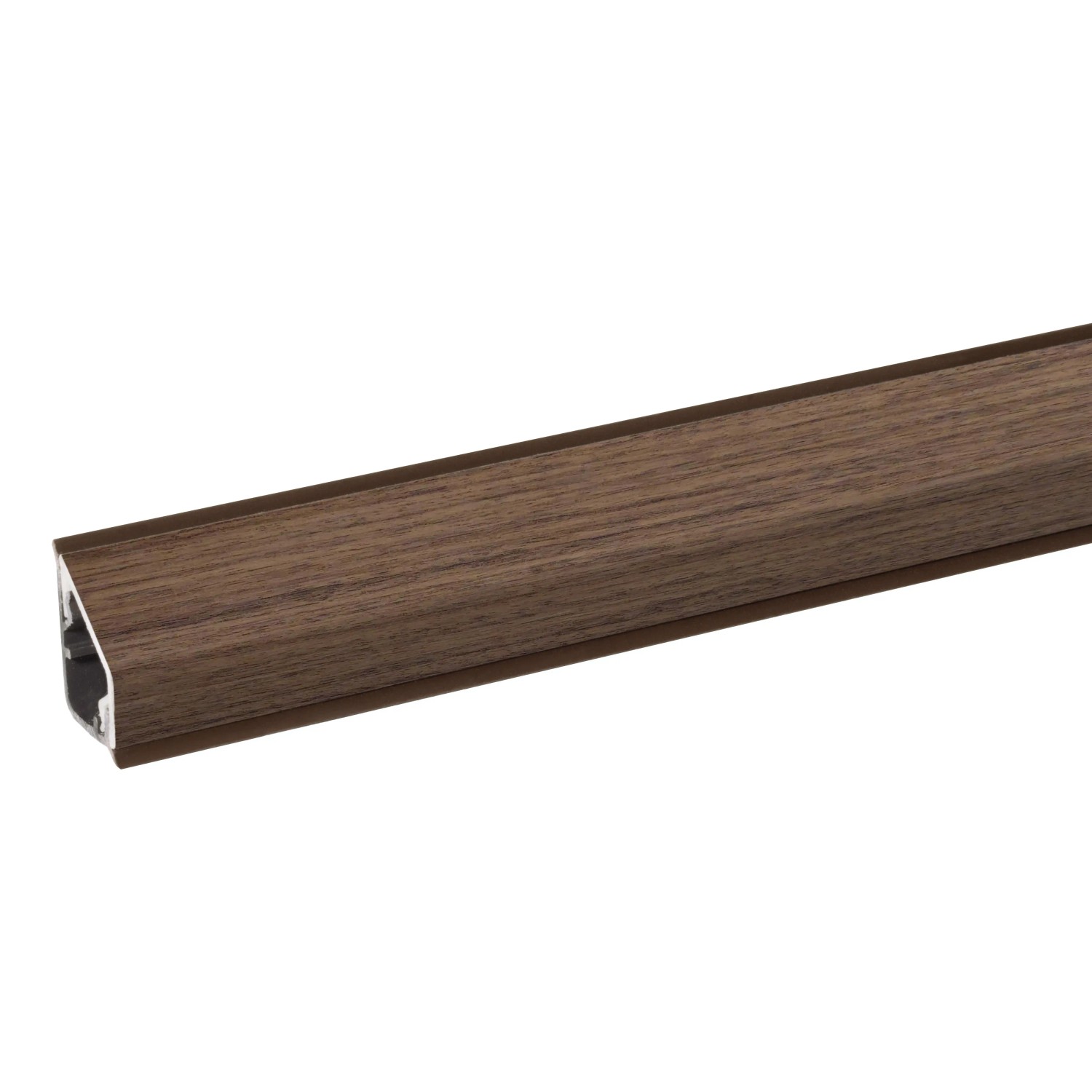 E-shop Kaindl Lišta k pracovnej doske 32339 Walnut Tortona 300 x 2,4 x 1,6 cm