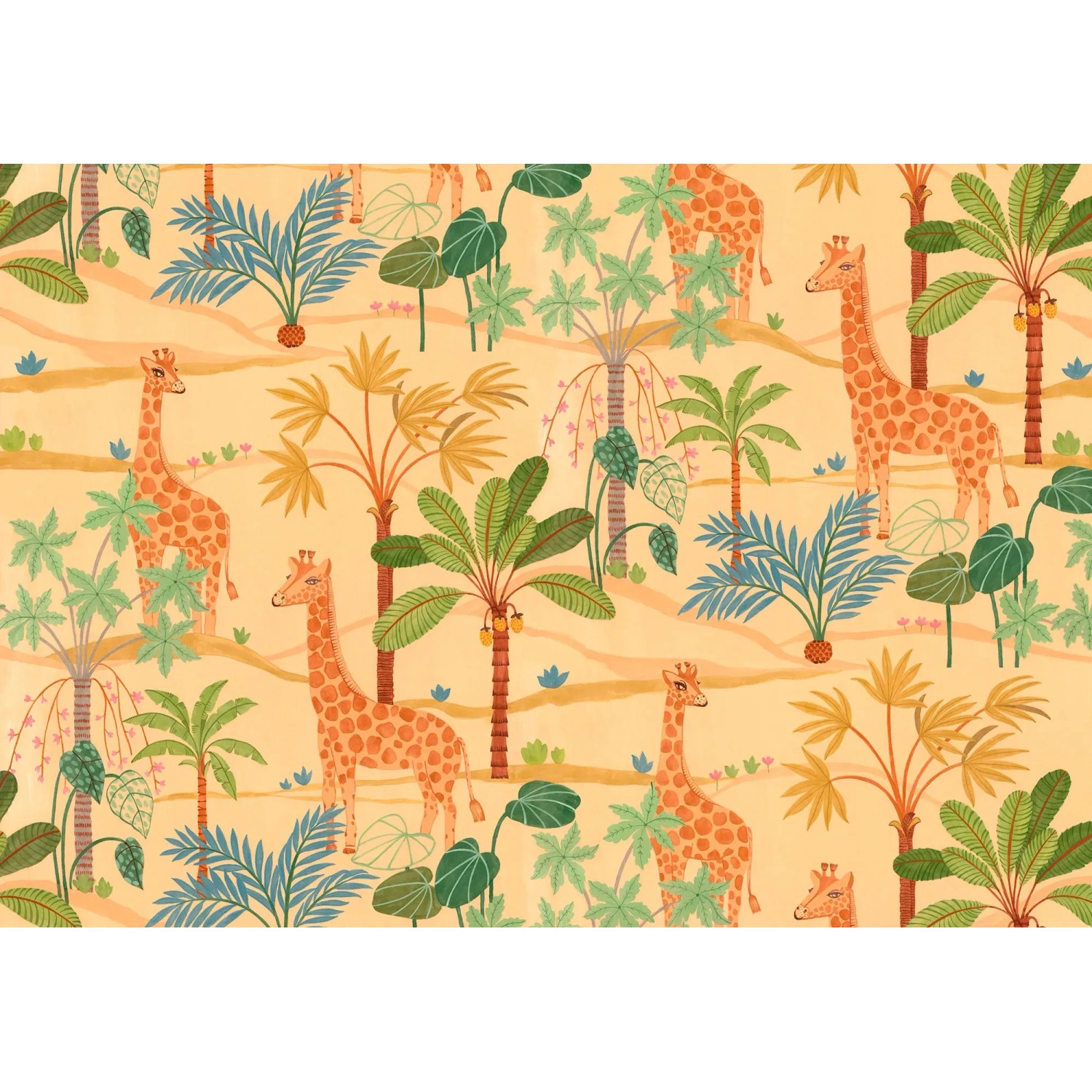 E-shop Komar Vliesová fototapeta Giraffe Crew 400 x 280 cm
