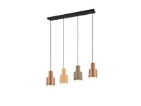 TRIO Závesné svietidlo AGUDO 4 x E27 max. 40 W, pr. 12 x 87 x 150 cm TRIO Závesné svietidlo AGUDO 4 x E27 max. 40 W, pr. 12 x 87 x 150 cm