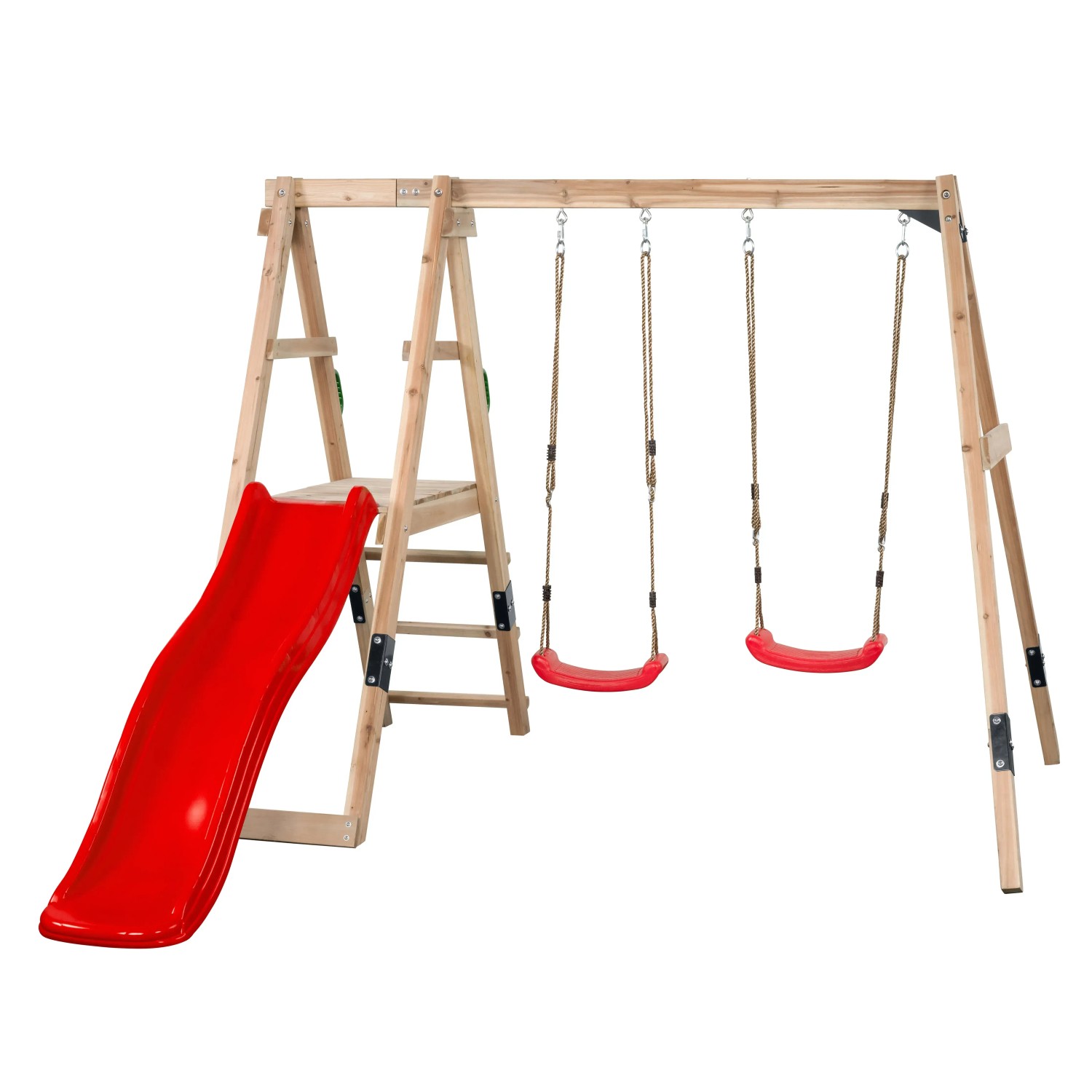 E-shop Swing King Hracia veža Ava, červená, 185 x 235 x 274 cm