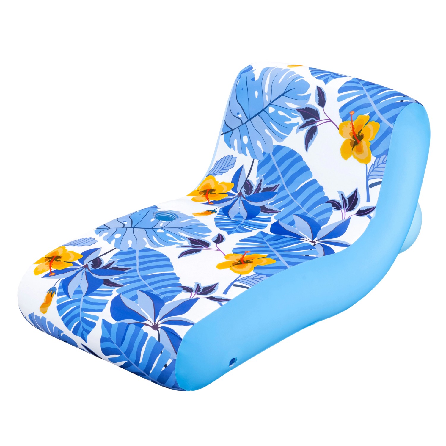 E-shop Bestway Nafukovacie lehátko Blissful Drifter s textilným poťahom 155 x 96 x 71cm