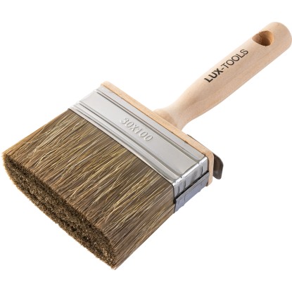 LUX-TOOLS PRE Plochý lazúrovací štetec/polštetka 100 x 30 mm