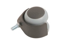 OBI Dvojité koliesko na parkety so závitom, pr. 50 mm, 40 kg