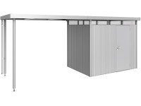 Biohort Bočná strecha k záhradnému domčeku HighLine H2, strieborná, veľ. L