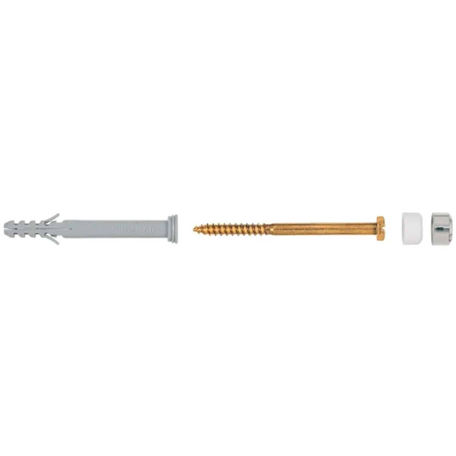 E-shop Fischer Súprava na upevnenie WC S 8 RD 80 K NV, 8-dielna