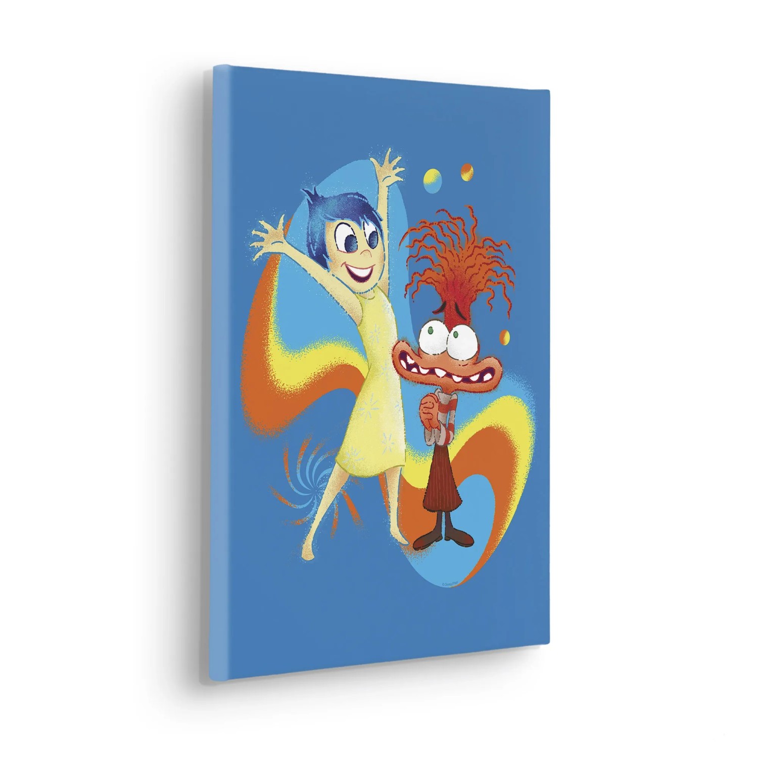 E-shop Komar Nástenný obraz na ráme Disney and Pixar Inside Out Think Positive 30x40 cm