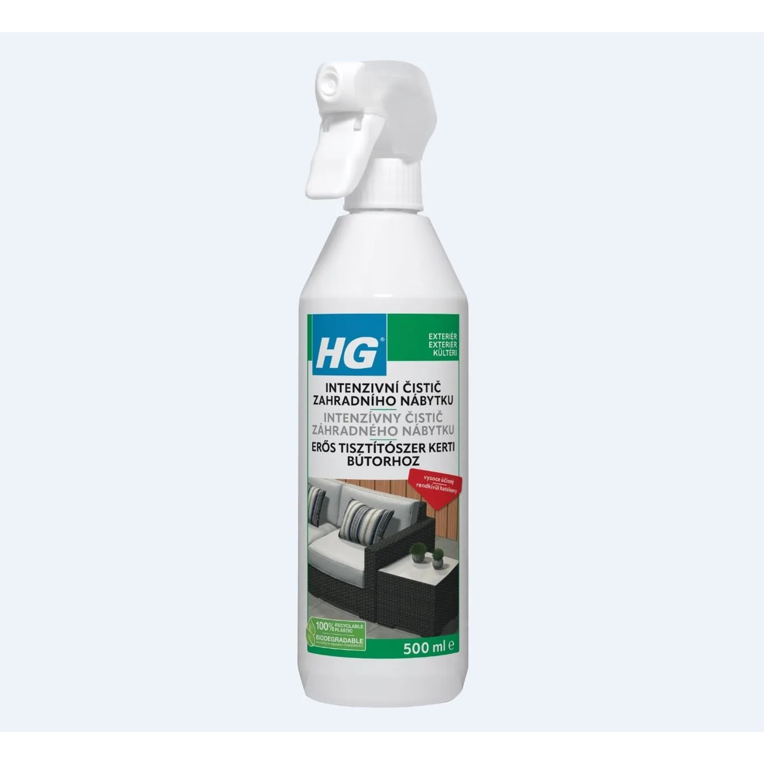 E-shop HG Intenzívny čistič záhradného nábytku 500 ml