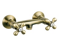 Novaservis Sprchová nástenná batéria Ferro Antica Bronz