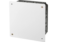Rozbočovacia krabica pod omietku 165 mm x 165 mm čierno-biela IP20