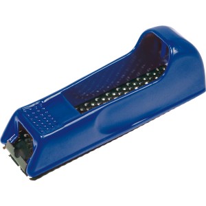Modrý rašpľa na drevo LUX-TOOLS, čepeľ 140 mm, na drevo, plast a sadrokartón.