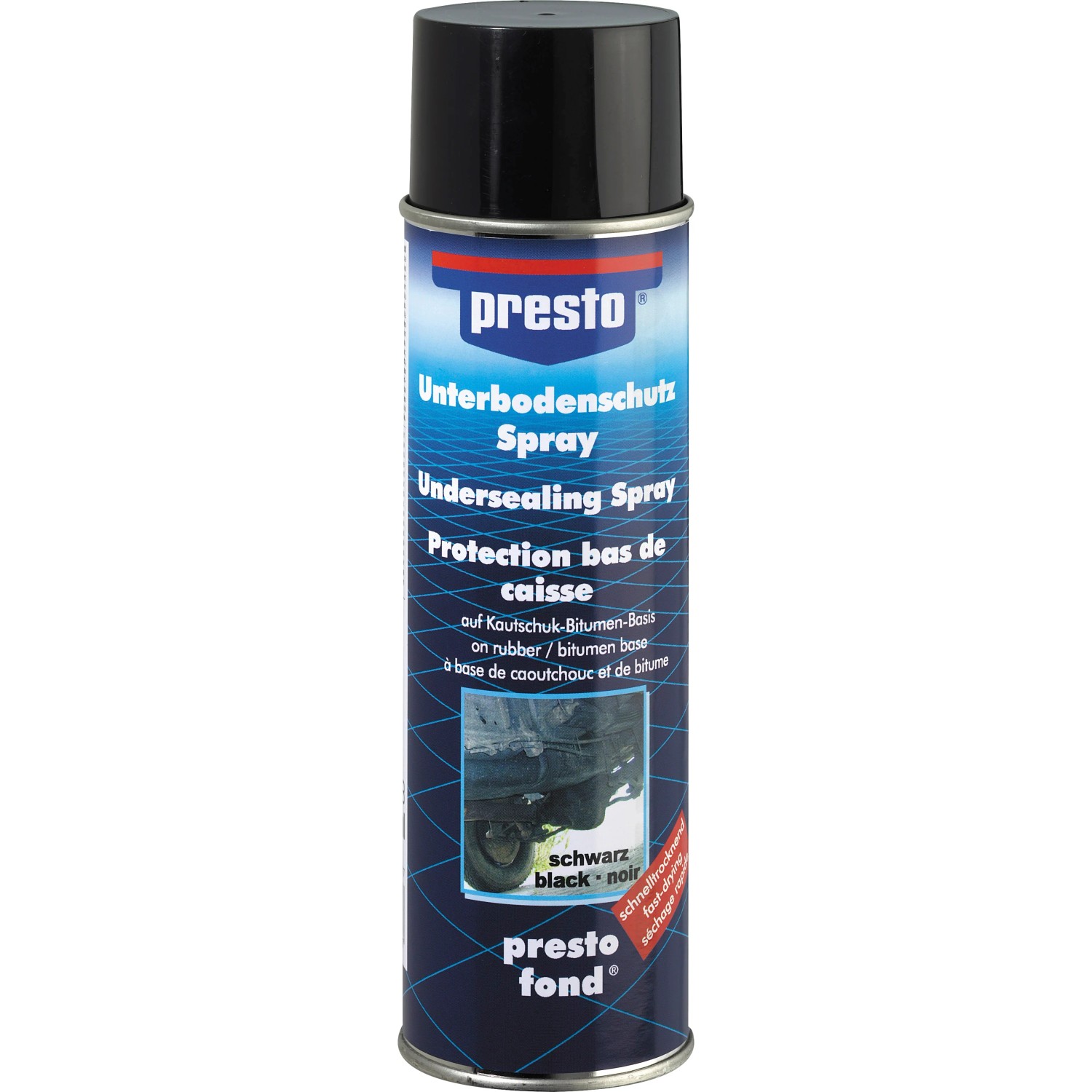 E-shop Presto Sprej na ochranu podvozku na báze bituménu 500 ml čierny