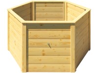 Weka Vyvýšený záhon 669, 6-hranný, prírodný, 143 x 143 x 68,5 cm Weka Vyvýšený záhon 669, 6-hranný, prírodný, 143 x 143 x 68,5 cm