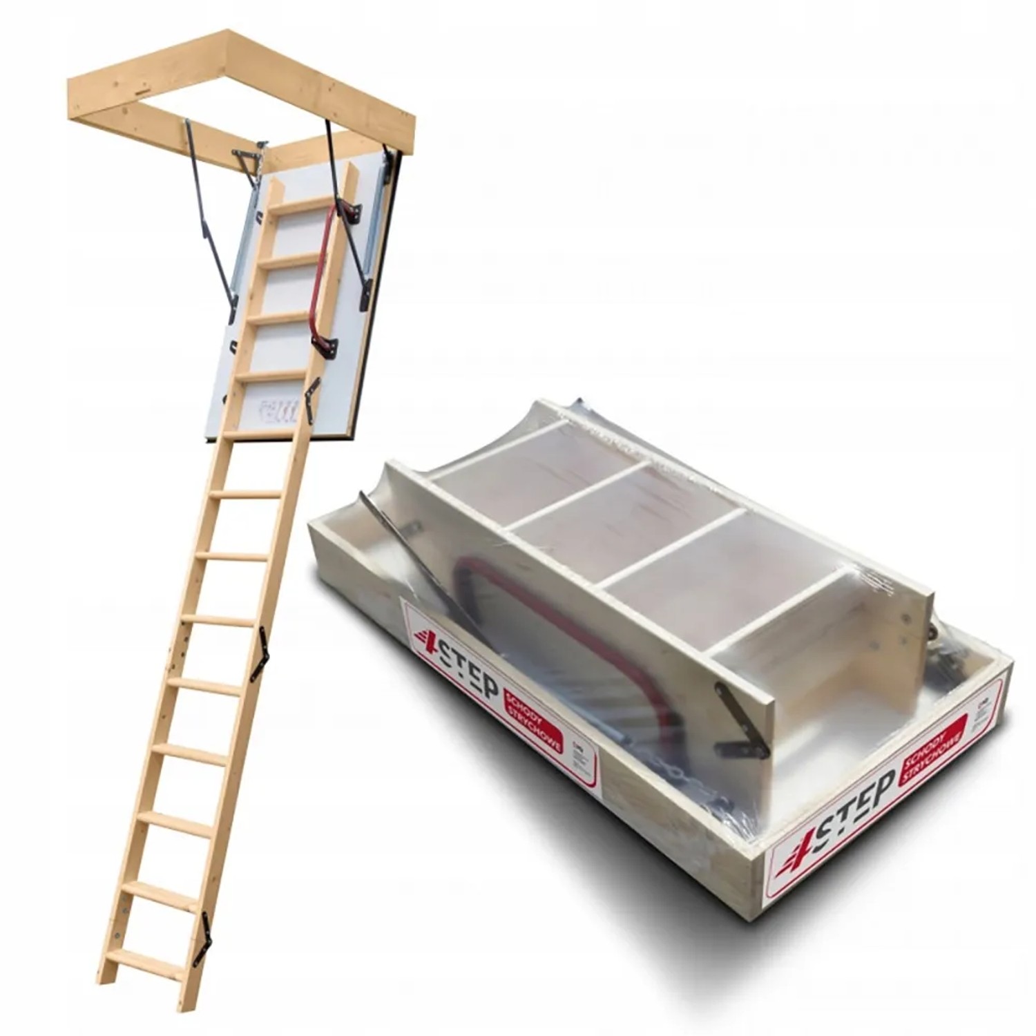 E-shop 4IQ Podkrovné schody NORDIC 120 x 60 cm