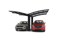 Ximax Alu prístrešok na 2 autá Portoforte Typ 60-Y čierna 543 x 495 cm