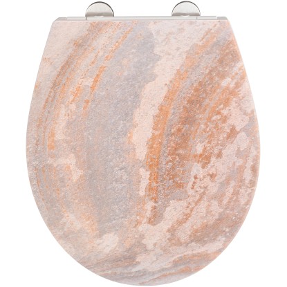 Wenko Prémiové WC sedátko Canyon s automatickým sklápaním, duroplast