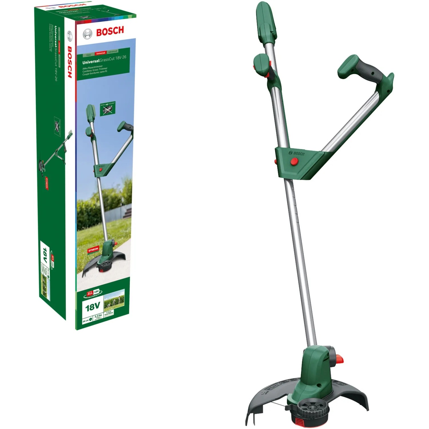 E-shop Bosch Aku krovinorez UniversalGrassCut 18 V 26 Solo