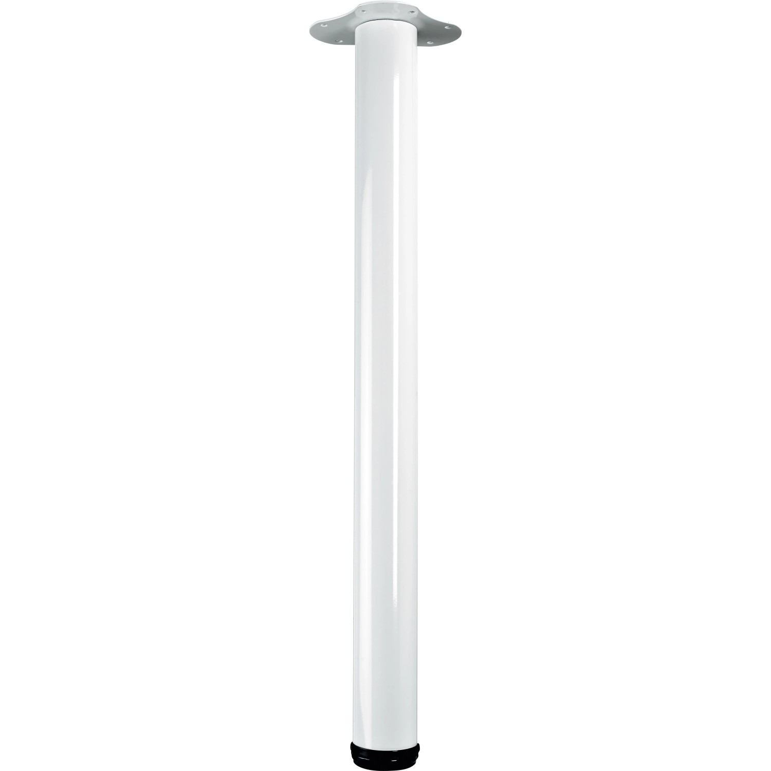 E-shop Hettich Nábytková noha guľatá pr. 60 mm biela