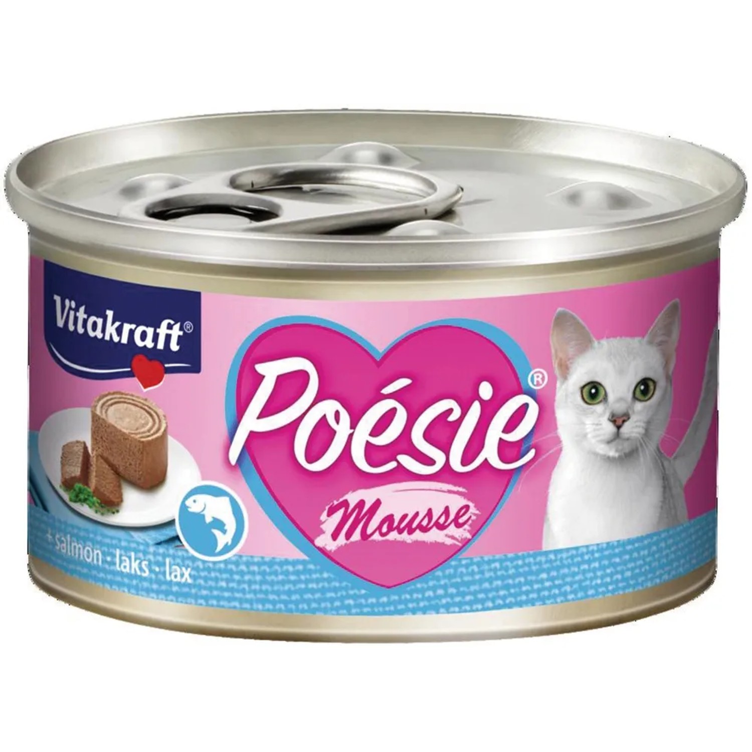 E-shop Vitakraft Paté pre mačky Poésie Mousse losos 1 x 85 g