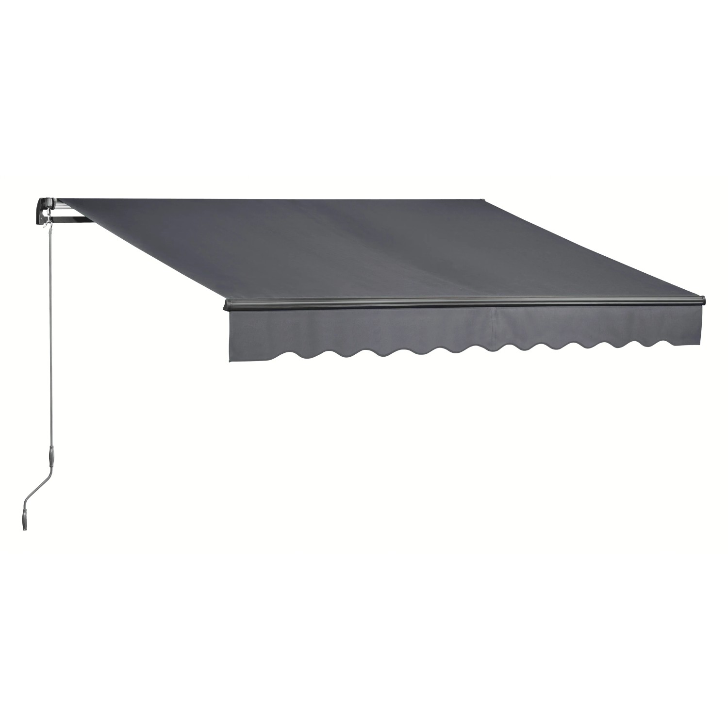 E-shop OBI Markíza s kĺbovými ramenami Aventura antracitová 300 x 200 cm