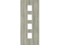 Voster Posuvné dvere ARUBA 4/4, lakované, dub kandinávsky, PVC madlo, 80 Ľ