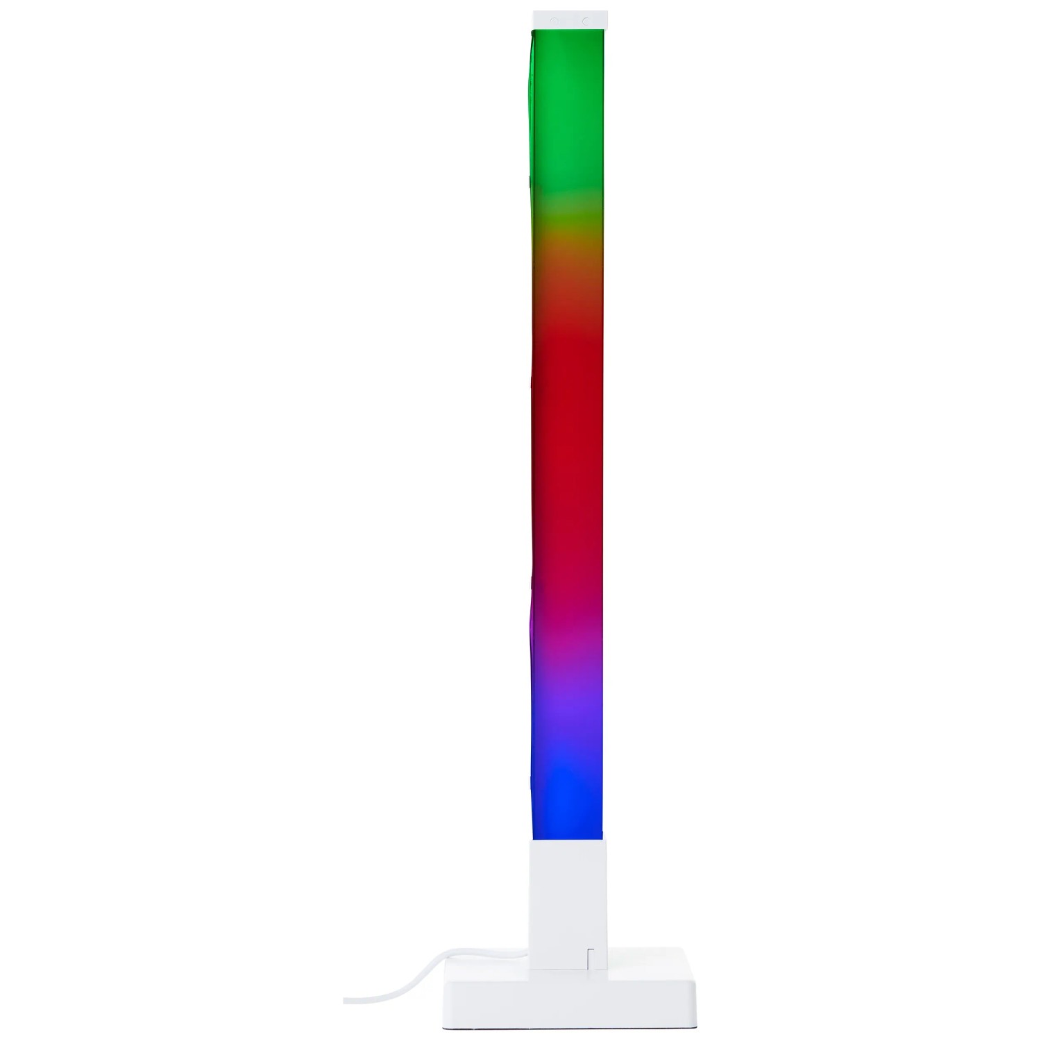 E-shop Brilliant LED stolná lampa Neele biela 3 W, 65 lm, RGB, 50 x 12,5 x 12,5 cm