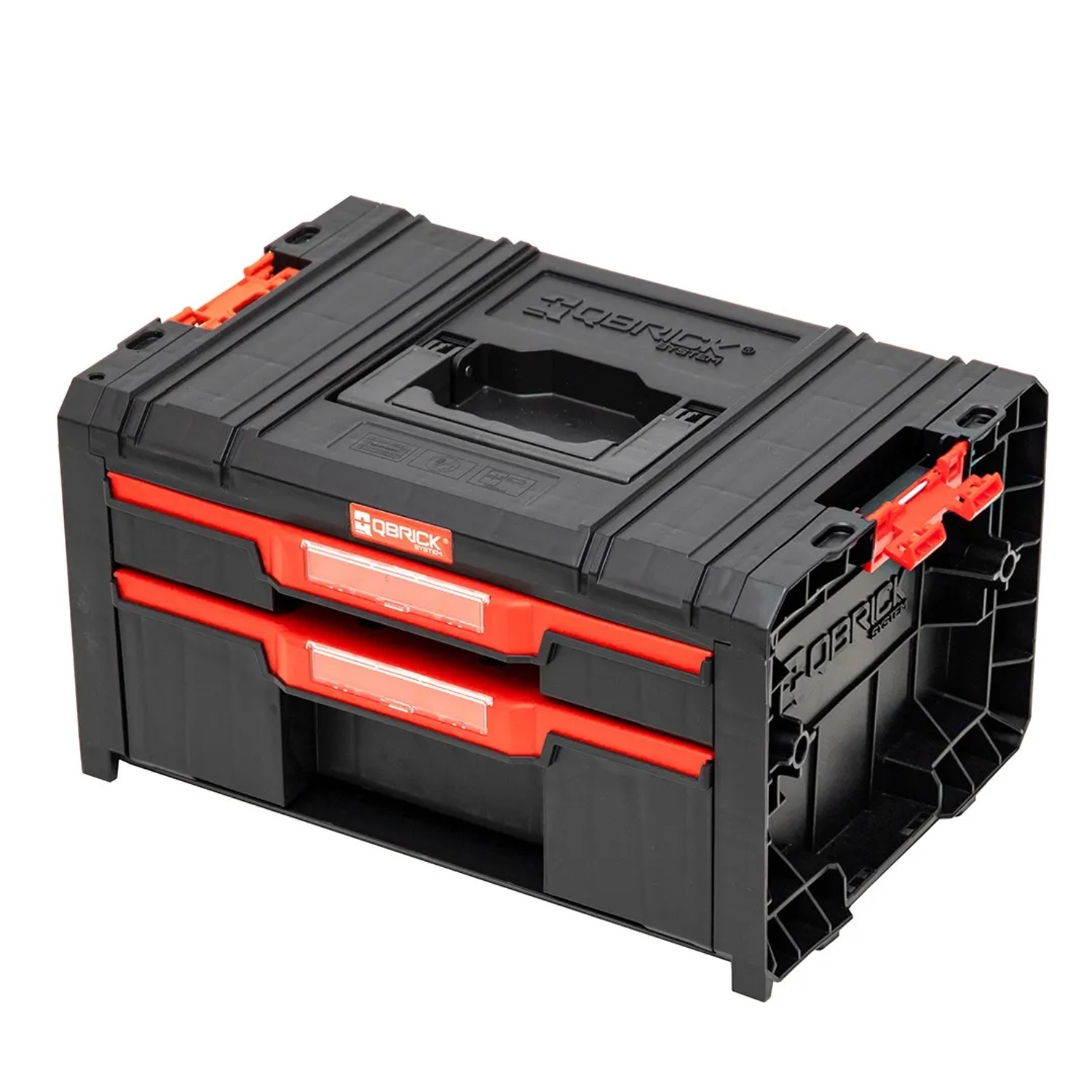E-shop QBRICK SYSTEM PRE Box Drawer Toolbox 2.0 Basic, 2 zásuvky, 24,4 x 45 x 31 cm