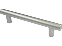 Úchytka 0511, plast, strieborná, 28 x 130 x 11,5 mm