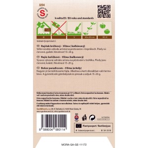 GardenSeed Premium Semienka Rajčiak kríčkový Vilma