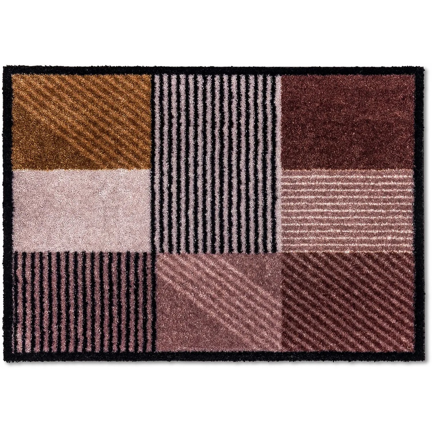 E-shop Schöner Wohnen Rohožka pred dvere Manhattan, geomix gaštan./ruž., 50 x 70 cm