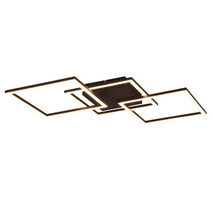REALITY LED stropné svietidlo TRAIL 31W 3550lm 3000K čierne matné 7 x 74 x 35 cm