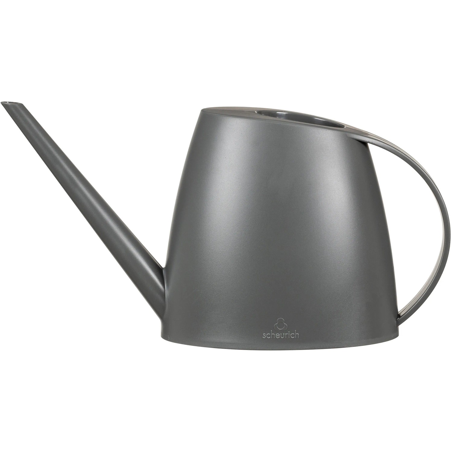 E-shop Scheurich Plastová kanva Lilly 170, matná antracitová, 1,5 l