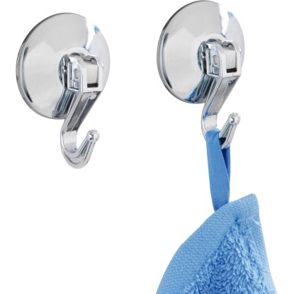 Wenko Háčik s prísavkou pákový chrómovaný, 2 ks